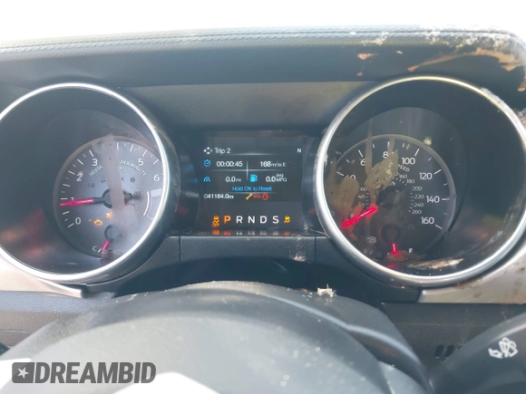 2019 Ford Mustang GT with VIN 1FA6P8CF8K5172826, listed as a IAAI auction lot 41711529 with 41,184 mi miles. Bid and sale history available at carsss.com. Image 7.