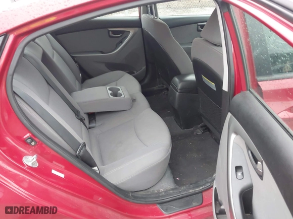 2016 Hyundai Elantra SE with VIN KMHDH4AE9GU586997, listed as a IAAI auction lot 41951871 with 122,473 mi miles. Bid and sale history available at carsss.com. Image 8.