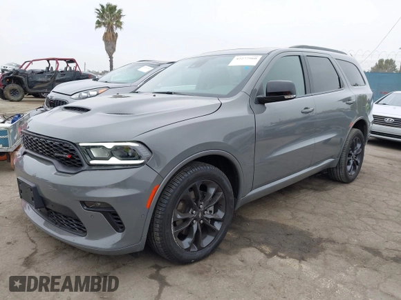 2023 Dodge Durango GT Plus z VIN 1C4RDHDG5PC675336, wystawiony jako IAAI lot #42277960 z przebiegiem 7 673 mil mil oraz . Historia ofert i sprzedaży dostępna na DreamBid. Obrazek 2.