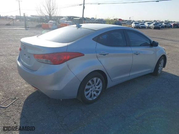 2012 Hyundai Elantra Limited with VIN 5NPDH4AEXCH067496, listed as a IAAI auction lot 41852241 with 177,248 mi miles. Bid and sale history available at carsss.com. Image 4.