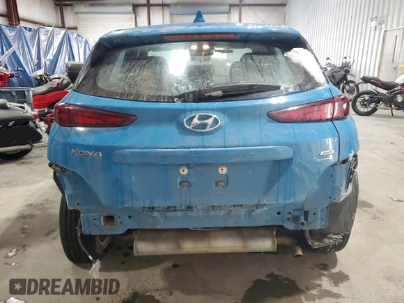 2022 Hyundai Kona SE with VIN KM8K2CAB5NU809378, listed as a Copart auction lot 89304505 with 85,376 mi miles and Salvage Title. Bid and sale history available at carsss.com. Image 6.