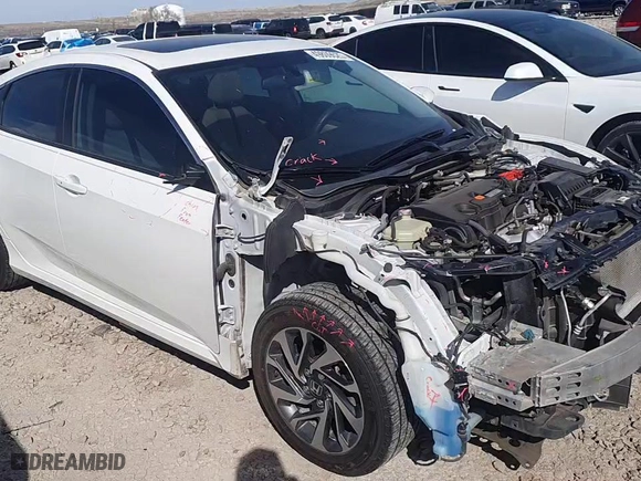 2016 Honda Civic Sedan EX with VIN 2HGFC2F75GH577843, listed as a Copart auction lot 49809625 with 105,628 mi miles and Salvage Title. Bid and sale history available at carsss.com. Image 15.