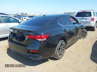 2024 Nissan Sentra SR with VIN 3N1AB8DV8RY365132, listed as a IAAI auction lot 42220944 with 21,503 mi miles and . Bid and sale history available at DreamBid. Image 4.