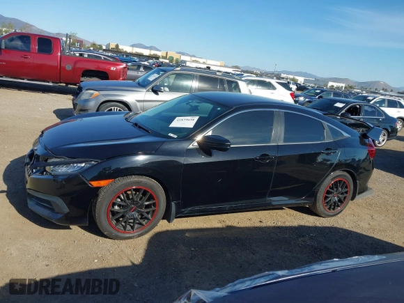 2016 Honda Civic Sedan LX with VIN 2HGFC2F57GH530019, listed as a IAAI auction lot 41839658 with 105,398 mi miles. Bid and sale history available at carsss.com. Image 15.