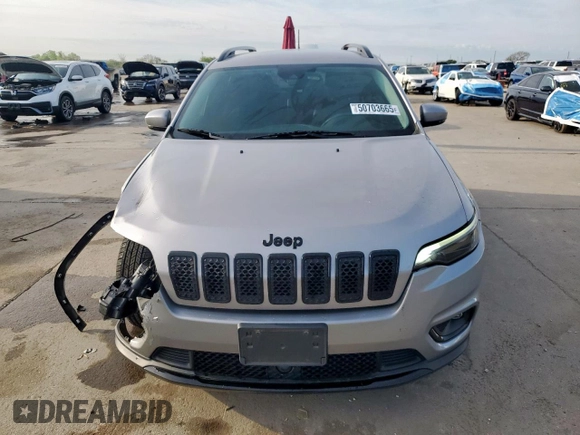 2021 Jeep Cherokee Altitude z VIN 1C4PJLLB5MD180309, wystawiony jako Copart lot #50703665 z przebiegiem 37 669 mil mil oraz Czysty tytuł • Clean title. Historia ofert i sprzedaży dostępna na DreamBid. Obrazek 5.