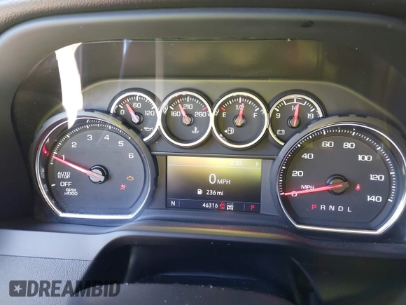 2022 Chevrolet Silverado 1500 LTZ with VIN 3GCUYGET2NG176721, listed as a IAAI auction lot 41382048 with 46,316 mi miles and . Bid and sale history available at DreamBid. Image 7.