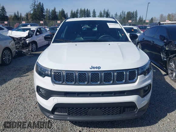 2023 Jeep Compass Latitude with VIN 3C4NJDBN7PT561666, listed as a IAAI auction lot 41956815 with 49,392 mi miles and . Bid and sale history available at DreamBid. Image 12.