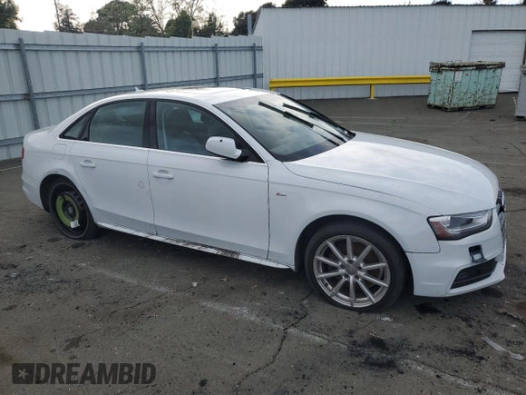 2016 Audi A4 Premium with VIN WAUAFAFL9GN007503, listed as a Copart auction lot 52261045 with 122,651 mi miles and Clean Title. Bid and sale history available at carsss.com. Image 4.