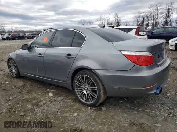 2010 BMW 5 Series 528i xDrive with VIN WBANV1C50AC445193, listed as a Copart auction lot 48023985 with 151,606 mi miles and Salvage Title. Bid and sale history available at carsss.com. Image 2.
