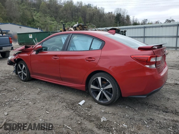 2018 Subaru Impreza Special Sports with VIN 4S3GKAM69J3624408, listed as a Copart auction lot 52558285 with 43,228 mi miles and Salvage title. Bid and sale history available at DreamBid. Image 2.