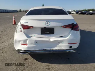 2023 Mercedes-Benz C 300 with VIN W1KAF4GB4PR128514, listed as a Copart auction lot 57564215 with 41,578 mi miles and Salvage title. Bid and sale history available at DreamBid. Image 6.