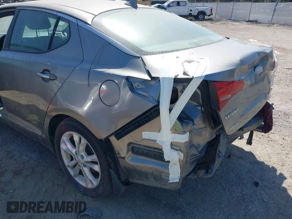 2013 Kia Optima EX with VIN 5XXGN4A72DG158198, listed as a IAAI auction lot 25640499 with 95,752 mi miles. Bid and sale history available at carsss.com. Image 17.