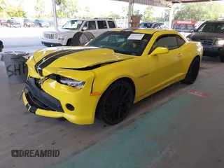 2014 Chevrolet Camaro LT z VIN 2G1FB1E39E9178251, wystawiony jako IAAI lot #42364608 z przebiegiem 161 435 mil mil oraz . Historia ofert i sprzedaży dostępna na DreamBid. Obrazek 2.