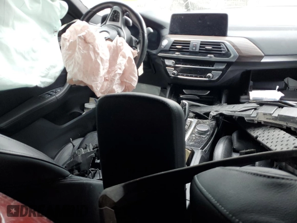 2021 BMW X4 xDrive30i with VIN 5UX2V1C00M9H09820, listed as a Copart auction lot 58489425 with Not provided miles and Non repairable. Bid and sale history available at DreamBid. Image 8.
