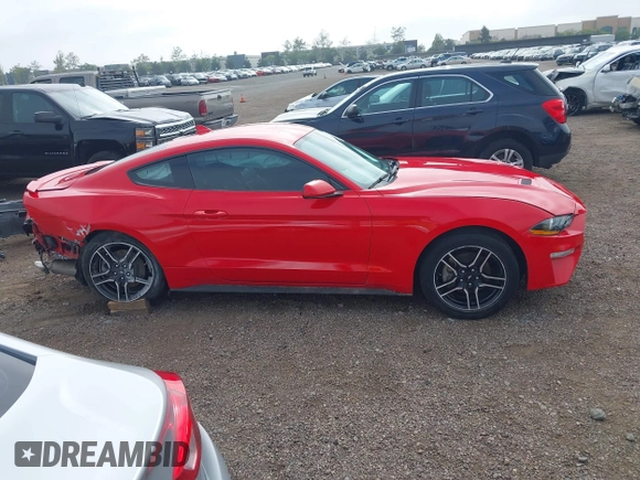 2021 Ford Mustang EcoBoost with VIN 1FA6P8TH0M5115847, listed as a IAAI auction lot 42221654 with 37,048 mi miles and . Bid and sale history available at DreamBid. Image 14.