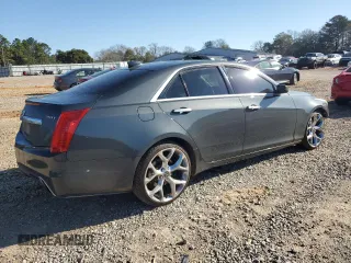 2017 Cadillac CTS Sedan Luxury RWD with VIN 1G6AR5SX8H0128521, listed as a Copart auction lot 48345805 with 107,281 mi miles and Salvage Title. Bid and sale history available at carsss.com. Image 3.