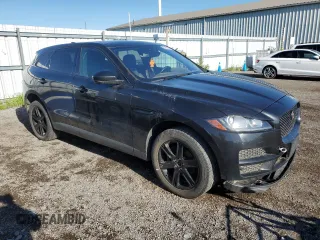 2018 Jaguar F-Pace 20d Premium with VIN SADCJ2FN4JA263097, listed as a Copart auction lot 54491515 with 214,297 mi miles and Clean title. Bid and sale history available at DreamBid. Image 4.