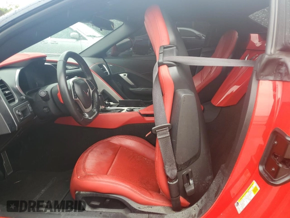 2014 Chevrolet Corvette Z51 1LT with VIN 1G1YH3D75E5127656, listed as a Copart auction lot 75169584 with 0 mi miles and Salvage Title. Bid and sale history available at carsss.com. Image 7.