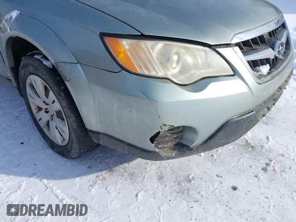 2009 Subaru Outback with VIN 4S4BP60C696342172, listed as a IAAI auction lot 41447113 with 172,784 mi miles. Bid and sale history available at carsss.com. Image 6.