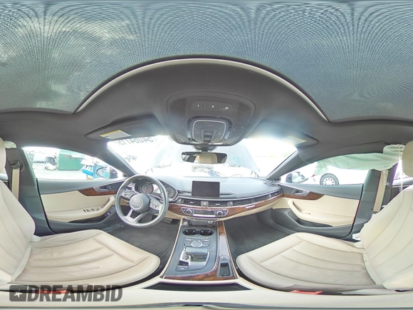 2019 Audi A5 Sportback Premium with VIN WAUANCF51KA051205, listed as a Copart auction lot 54064715 with Not provided miles and Salvage title. Bid and sale history available at DreamBid. Image 14.