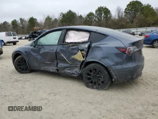 2022 Tesla Model Y Long Range with VIN 7SAYGAEE6NF523835, listed as a Copart auction lot 47874565 with Not Provided miles and Salvage Title. Bid and sale history available at DreamBid. Image 2.