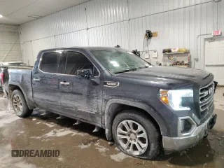 2021 GMC Sierra 1500 SLT with VIN 1GTU9DET9MZ317228, listed as a Copart auction lot 44962005 with 97,980 mi miles and Salvage title. Bid and sale history available at DreamBid. Image 4.