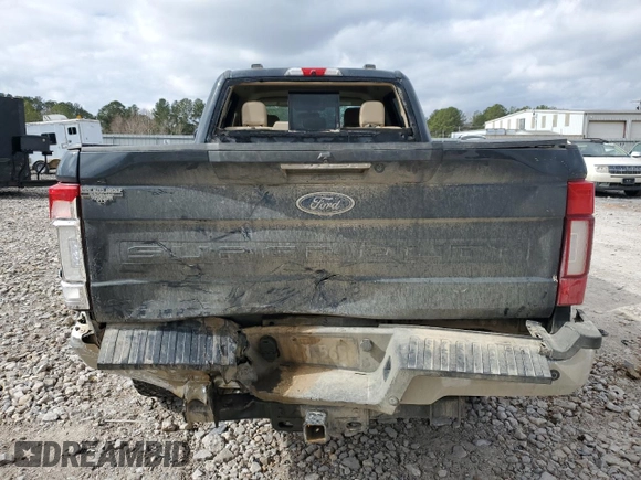 2021 Ford Super Duty F-250 SRW XL with VIN 1FT7W2BT5MEE03805, listed as a Copart auction lot 44221265 with 116,035 mi miles and Salvage Title. Bid and sale history available at carsss.com. Image 6.