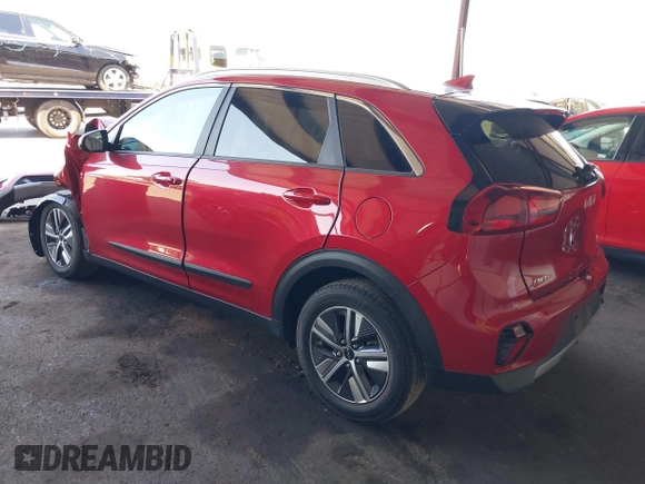 2022 Kia Niro LXS with VIN KNDCB3LC1N5549795, listed as a IAAI auction lot 40236160 with 1 mi miles. Bid and sale history available at carsss.com. Image 3.