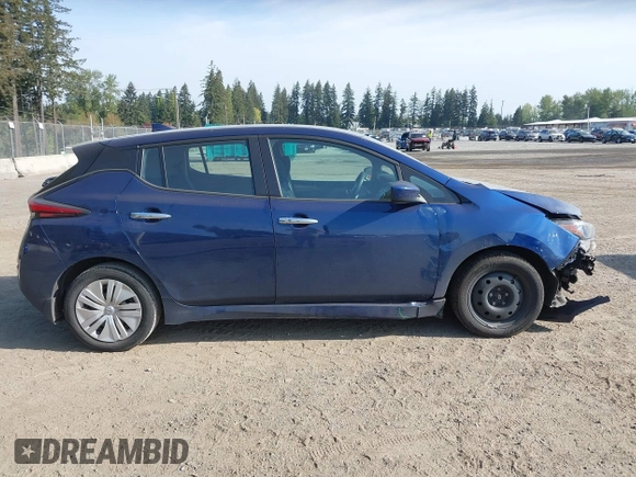 2022 Nissan LEAF S with VIN 1N4AZ1BV6NC555913, listed as a IAAI auction lot 42106117 with 78,357 mi miles and . Bid and sale history available at DreamBid. Image 13.