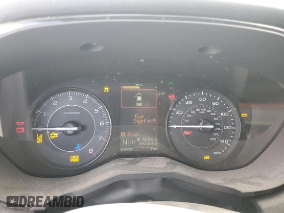 2023 Subaru Impreza Premium with VIN 4S3GTAV62P3711751, listed as a Copart auction lot 44257555 with 85,344 mi miles and Salvage title. Bid and sale history available at DreamBid. Image 9.