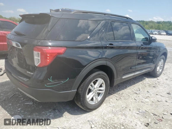 2022 Ford Explorer XLT z VIN 1FMSK8DH6NGA80965, wystawiony jako Copart lot #54668565 z przebiegiem 70 114 mil mil oraz Szkoda całkowita • Salvage title. Historia ofert i sprzedaży dostępna na DreamBid. Obrazek 3.