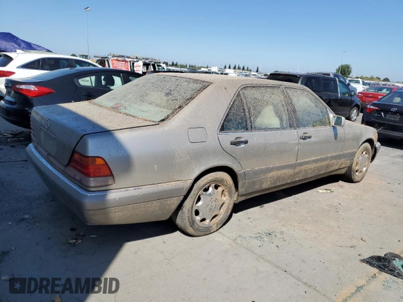 1995 Mercedes-Benz S with VIN WDBGA43E9SA220971, listed as a Copart auction lot 70834144 with Not Provided miles and Clean Title. Bid and sale history available at DreamBid. Image 3.