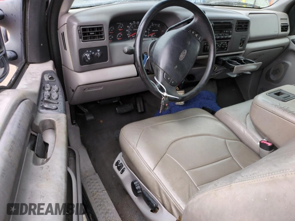 2000 Ford F-250 XL with VIN 1FTNW21FXYEC96890, listed as a Copart auction lot 74687394 with Not Provided miles and Salvage Title. Bid and sale history available at DreamBid. Image 8.