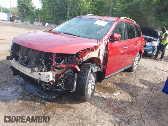 2017 Nissan Pathfinder SV with VIN 5N1DR2MN4HC673145, listed as a IAAI auction lot 42429907 with 137,099 mi miles and . Bid and sale history available at DreamBid. Image 18.