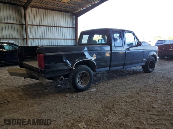 1993 Ford F-150 with VIN 1FTEX15NXPKB33486, listed as a Copart auction lot 81928444 with 0 mi miles and Salvage Title. Bid and sale history available at carsss.com. Image 3.