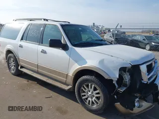 2011 Ford Expedition Max XLT with VIN 1FMJK1J53BEF43021, listed as a IAAI auction lot 41253231 with 208,627 mi miles and . Bid and sale history available at DreamBid. Image 1.
