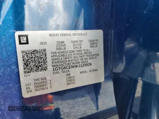 2019 GMC Canyon 4WD SLE with VIN 1GTG6CEN5K1120926, listed as a Copart auction lot 51288955 with 76,995 mi miles and Salvage Title. Bid and sale history available at carsss.com. Image 14.