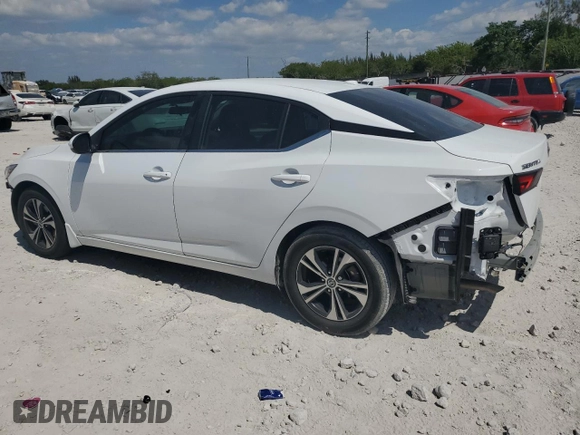 2023 Nissan Sentra SV z VIN 3N1AB8CV5PY321510, wystawiony jako Copart lot #53031575 z przebiegiem 7 435 mil mil oraz Nie do naprawy • Non repairable. Historia ofert i sprzedaży dostępna na DreamBid. Obrazek 2.