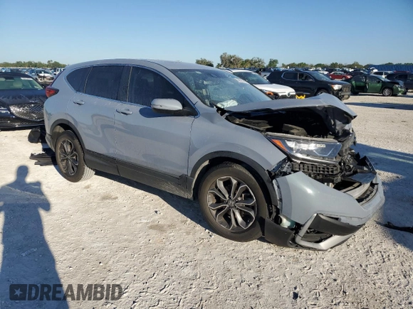2022 Honda CR-V EX-L with VIN 7FARW1H89NE017592, listed as a Copart auction lot 48593195 with 92,002 mi miles and Non Repairable. Bid and sale history available at carsss.com. Image 4.