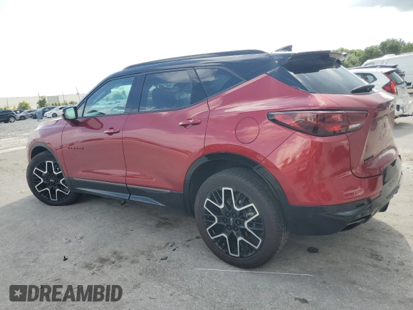 2024 Chevrolet Blazer RS с VIN 3GNKBERS0RS210714, выставлен на аукционе Copart как лот 60377765 с пробегом 15 915 миль миль и На запчасти • Non repairable. История ставок и продаж доступна на DreamBid. Изображение 2.