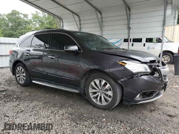 2014 Acura MDX Technology z VIN 5FRYD3H60EB003036, wystawiony jako Copart lot #57997025 z przebiegiem 127 352 mil mil oraz Szkoda całkowita • Salvage title. Historia ofert i sprzedaży dostępna na DreamBid. Obrazek 4.