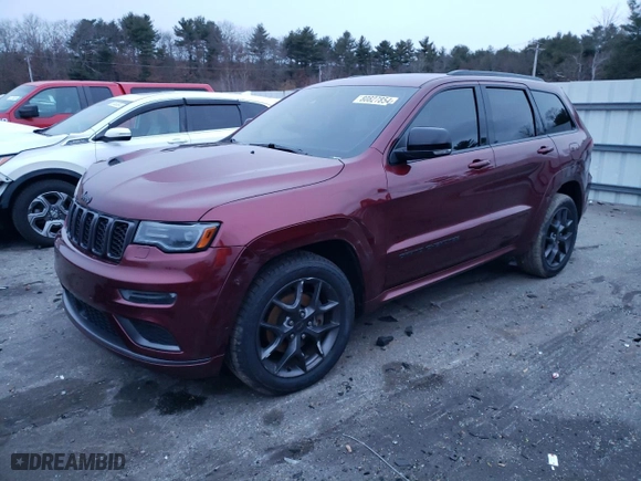 2019 Jeep Grand Cherokee Limited X with VIN 1C4RJFBT5KC728929, listed as a Copart auction lot 80827854 with 150,089 mi miles and Salvage Title. Bid and sale history available at carsss.com. Image 1.