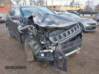 2021 Jeep Compass Limited with VIN 3C4NJDCB8MT524299, listed as a IAAI auction lot 41718321 with 67,618 mi miles and . Bid and sale history available at carsss.com. Image 6.