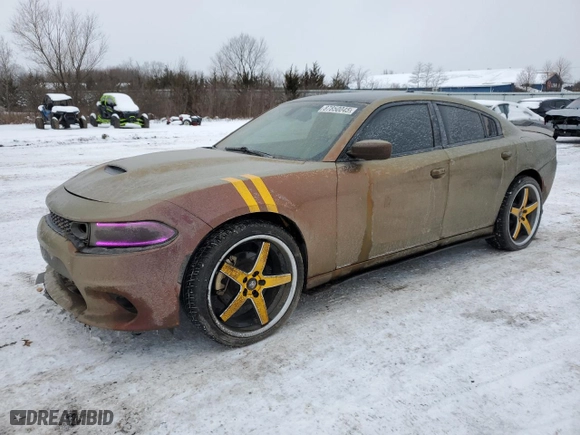 2017 Dodge Charger SXT with VIN 2C3CDXJGXHH557676, listed as a Copart auction lot 87850045 with 79,316 mi miles and Salvage Title. Bid and sale history available at carsss.com. Image 1.