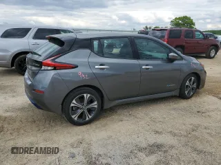 2019 Nissan LEAF SV with VIN 1N4AZ1CP1KC306883, listed as a Copart auction lot 58795165 with Not provided miles and Salvage title. Bid and sale history available at DreamBid. Image 3.