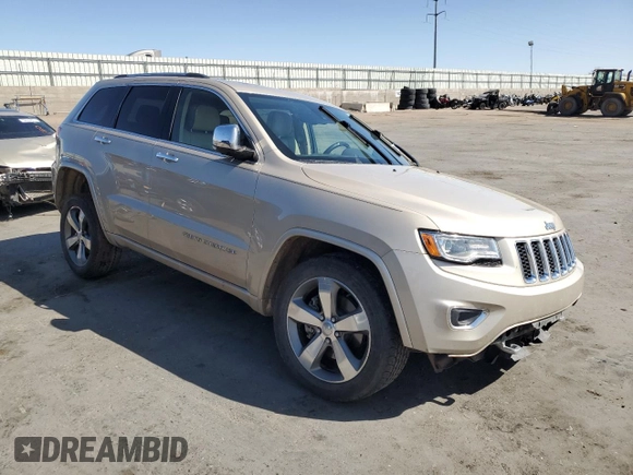2015 Jeep Grand Cherokee Overland with VIN 1C4RJFCT5FC913728, listed as a Copart auction lot 51605375 with 180,452 mi miles and Salvage Title. Bid and sale history available at carsss.com. Image 4.