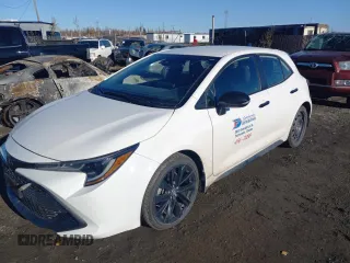 2021 Toyota Corolla Hatchback SE with VIN JTND4MBE7M3141993, listed as a Copart auction lot 73617514 with 20,029 mi miles and Salvage Title. Bid and sale history available at carsss.com. Image 1.