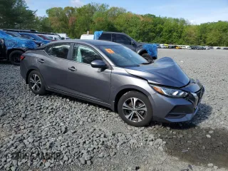 2021 Nissan Sentra SV z VIN 3N1AB8CV2MY214202, wystawiony jako Copart lot #54983485 z przebiegiem 73 898 mil mil oraz Szkoda całkowita • Salvage title. Historia ofert i sprzedaży dostępna na DreamBid. Obrazek 4.
