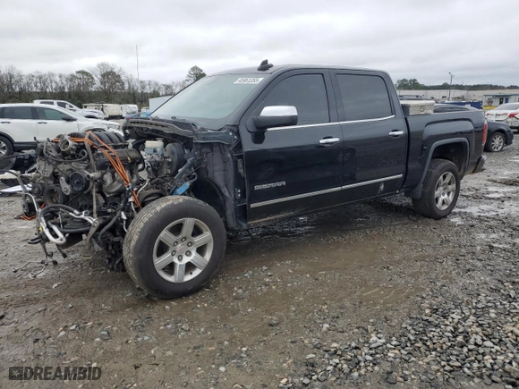 2018 GMC Sierra 1500 SLT with VIN 3GTU2NEC0JG630738, listed as a Copart auction lot 45961355 with 0 mi miles and Salvage Title. Bid and sale history available at carsss.com. Image 1.