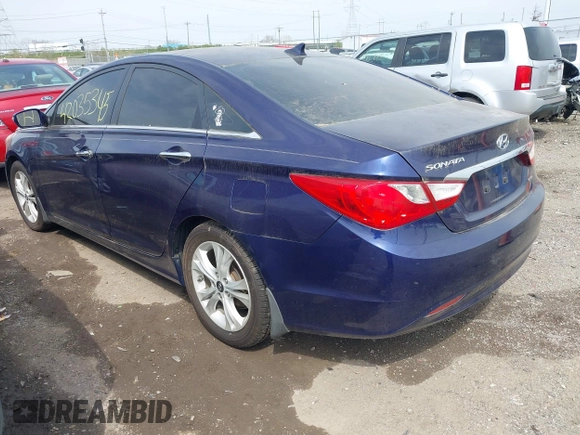 2011 Hyundai Sonata SE with VIN 5NPEC4AC6BH157681, listed as a IAAI auction lot 42035345 with 106,651 mi miles. Bid and sale history available at carsss.com. Image 3.